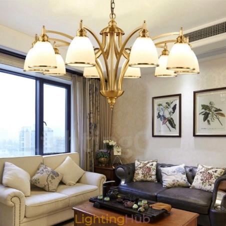 10 Light Rustic Lodge Integrated Metal Copper Chandelier 10 Light Rustic Lodge Integrated Metal Copper Chandelier
