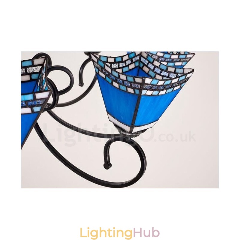 5 Light Mediterranean Style Integrated Metal Chandelier