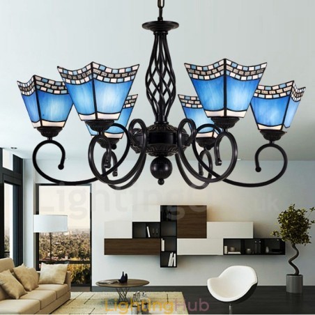 6 Light Mediterranean Style Integrated Metal Chandelier 6 Light Mediterranean Style Integrated Metal Chandelier