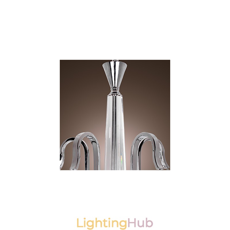 Modern Contemporary Crystal Electroplated Chandelier