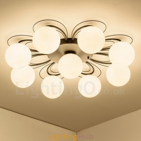 9 Light Rustic Lodge Integrated Chandelier 9 Light Rustic Lodge Integrated Chandelier