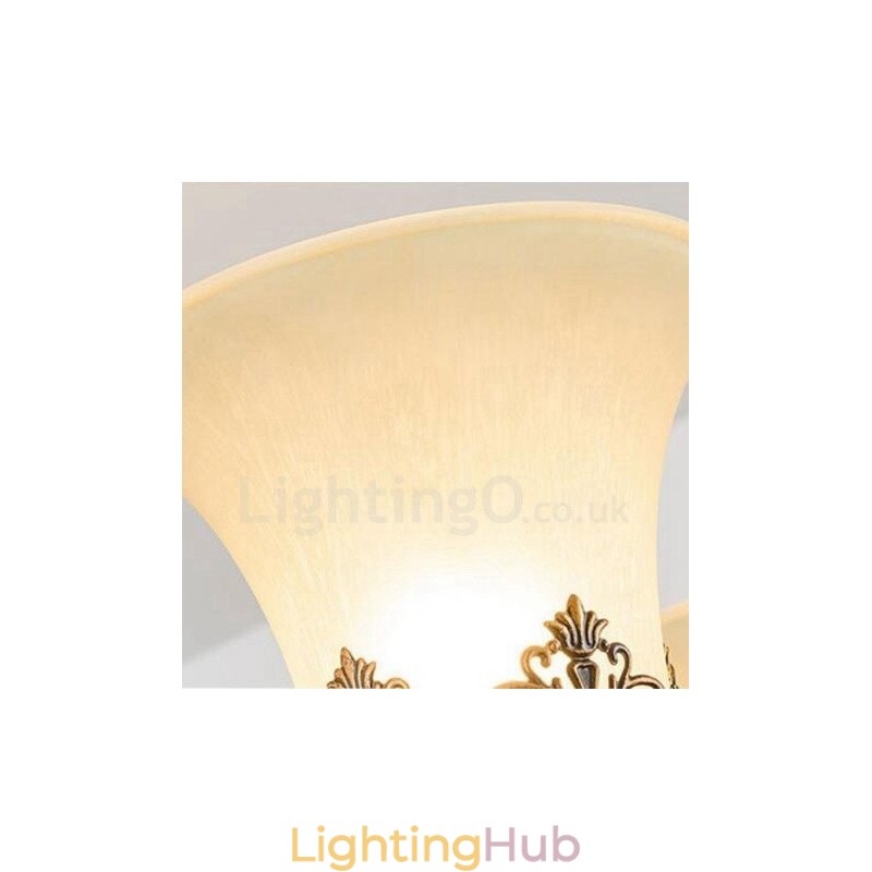 12 Light Rustic Lodge Integrated Metal Chandelier