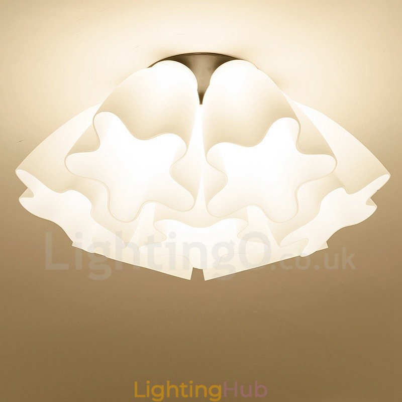 7 Light Rustic Lodge Integrated Chandelier