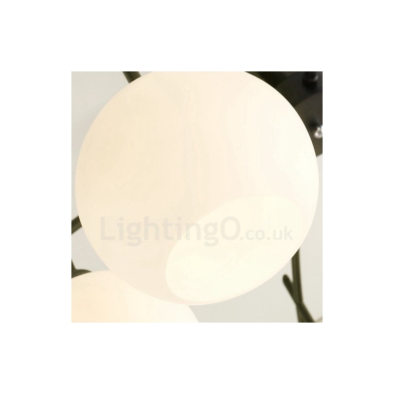 8 Light Traditional Classic Integrated Chandelier