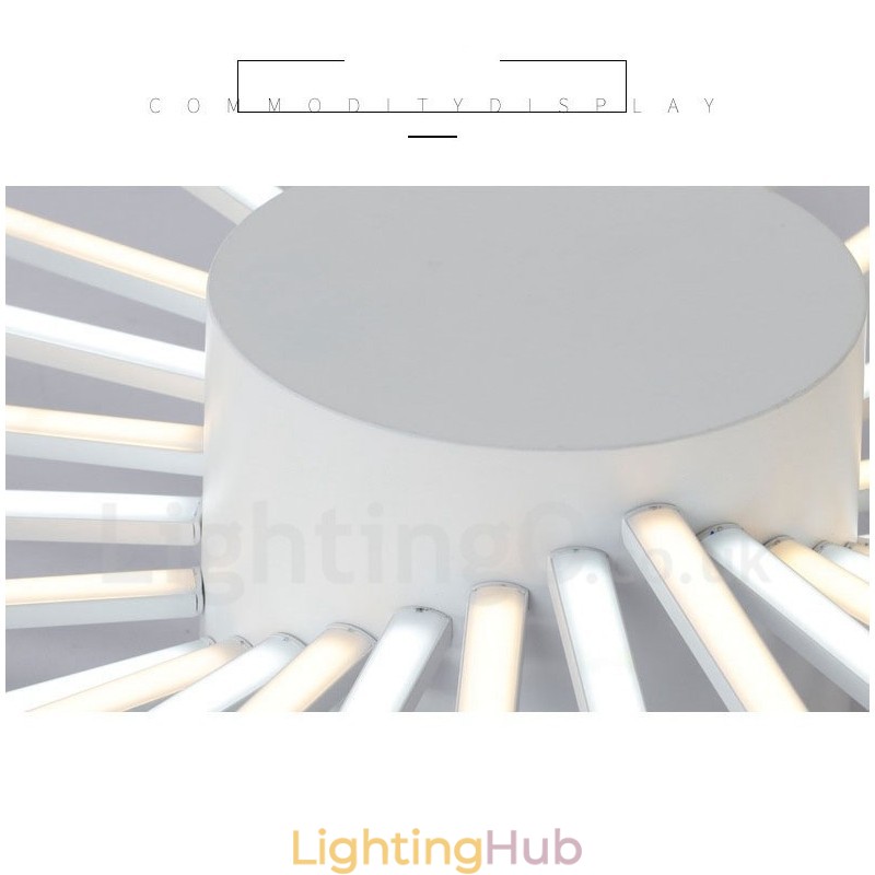 28 Light Modern Contemporary Integrated Metal Chandelier