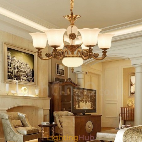 6 Light Traditional Classic Integrated Metal Luxury Chandelier 6 Light Traditional Classic Integrated Metal Luxury Chandelier