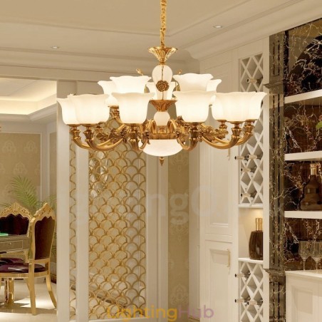15 Light Traditional Classic Integrated Metal Luxury Chandelier 15 Light Traditional Classic Integrated Metal Luxury Chandelier