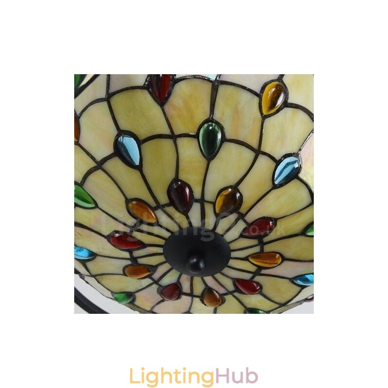 4 Light Mediterranean Style Integrated Chandelier