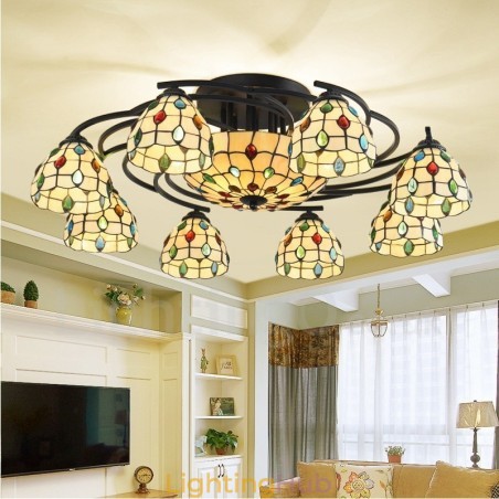 11 Light Mediterranean Style Integrated Chandelier