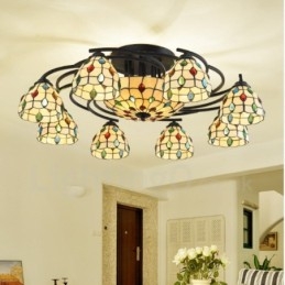 11 Light Mediterranean Style Integrated Chandelier