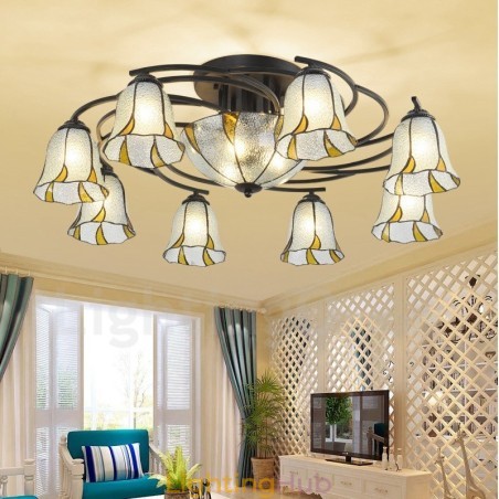 11 Light Mediterranean Style Integrated Bath Metal Chandelier 11 Light Mediterranean Style Integrated Bath Metal Chandelier