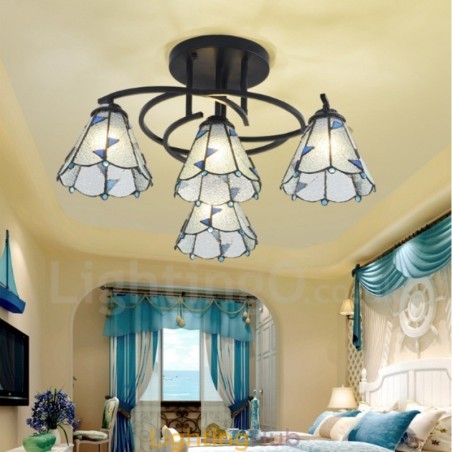 4 Light Mediterranean Style Integrated Bath Metal Chandelier 4 Light Mediterranean Style Integrated Bath Metal Chandelier