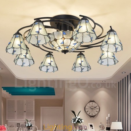 11 Light Mediterranean Style Integrated Bath Metal Chandelier 11 Light Mediterranean Style Integrated Bath Metal Chandelier
