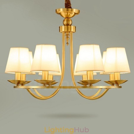 Brass 8 Light Rustic Lodge Integrated Metal Copper Chandelier Brass 8 Light Rustic Lodge Integrated Metal Copper Chandelier