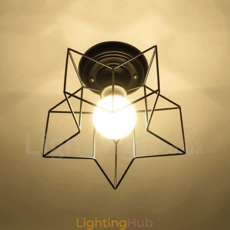 Single Light Rustic Lodge Integrated Chandelier Single Light Rustic Lodge Integrated Chandelier