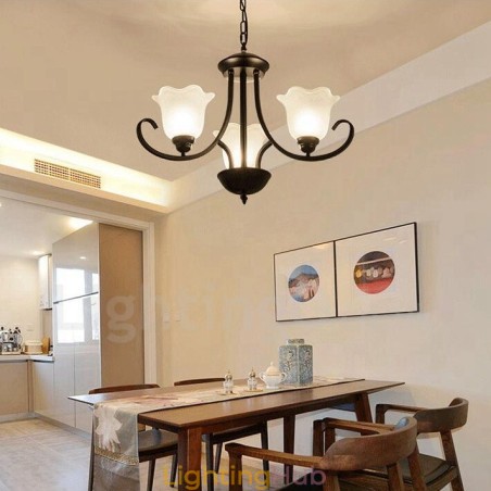 3 Light Rustic Lodge Integrated Metal Chandelier 3 Light Rustic Lodge Integrated Metal Chandelier