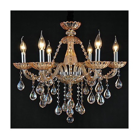 Chandelier Crystal Traditional Classic Glass 6 Light