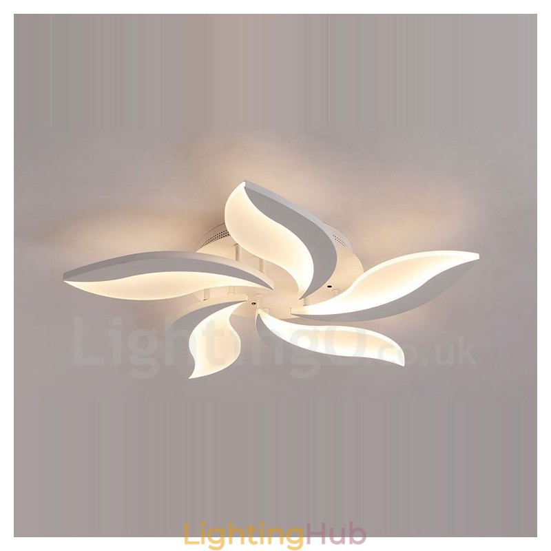 5 Light Modern Contemporary Integrated Chandelier