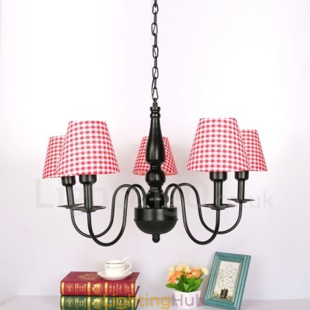 Mediterranean Style Integrated Metal Chandelier Mediterranean Style Integrated Metal Chandelier