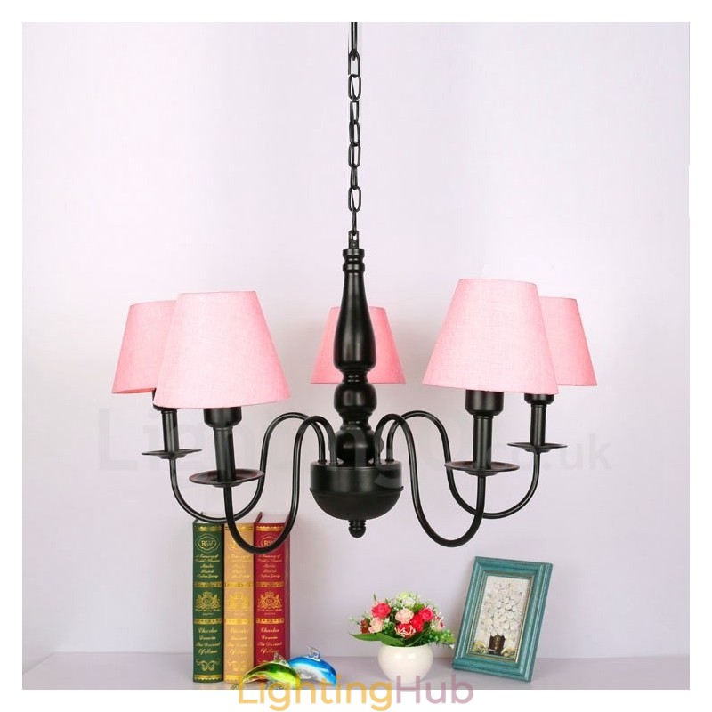 Mediterranean Style Integrated Metal Chandelier