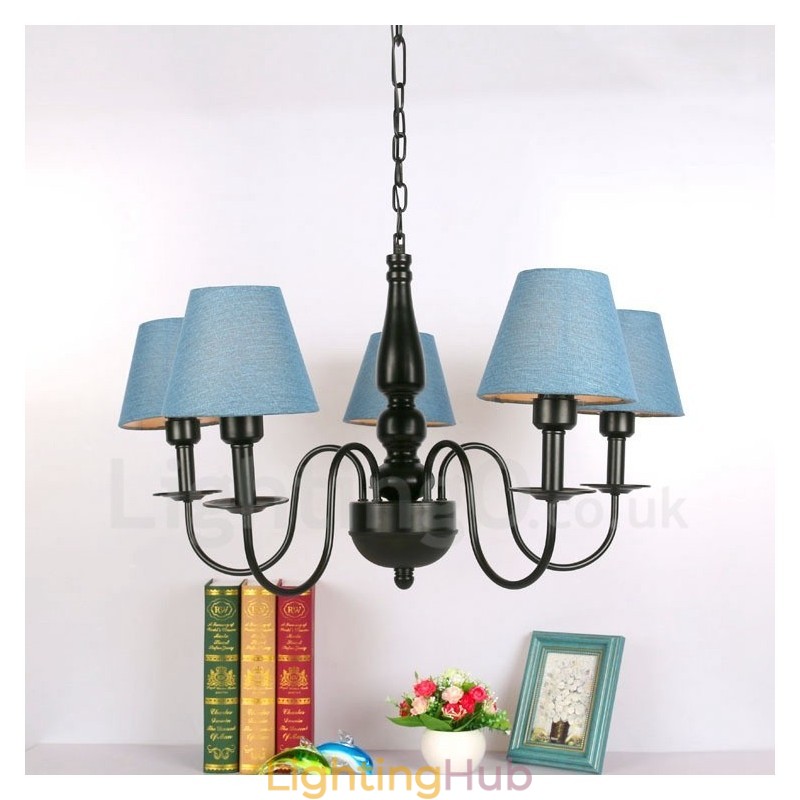 Mediterranean Style Integrated Metal Chandelier
