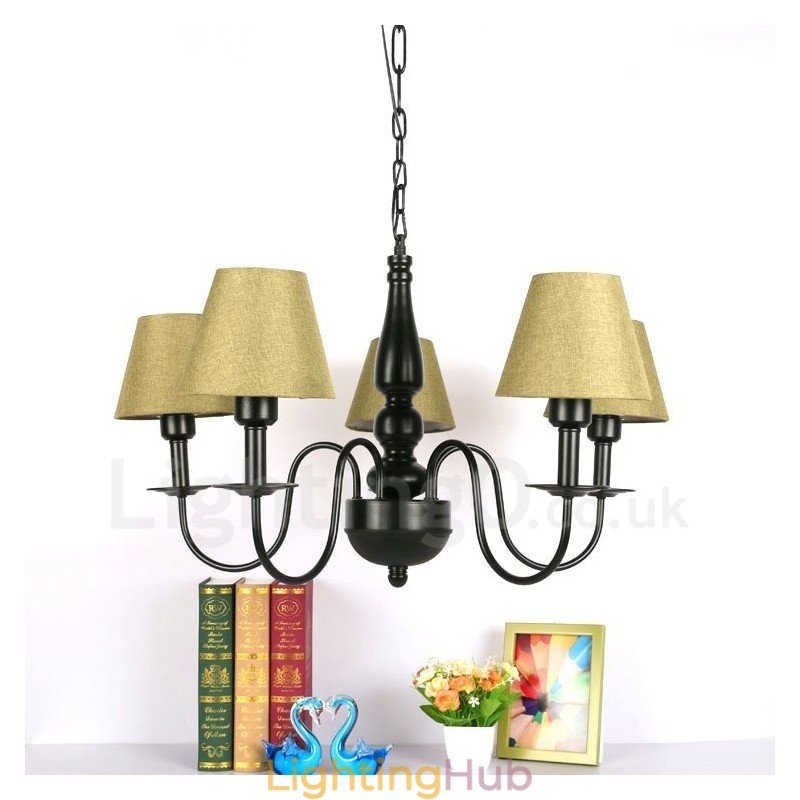 Mediterranean Style Integrated Metal Chandelier