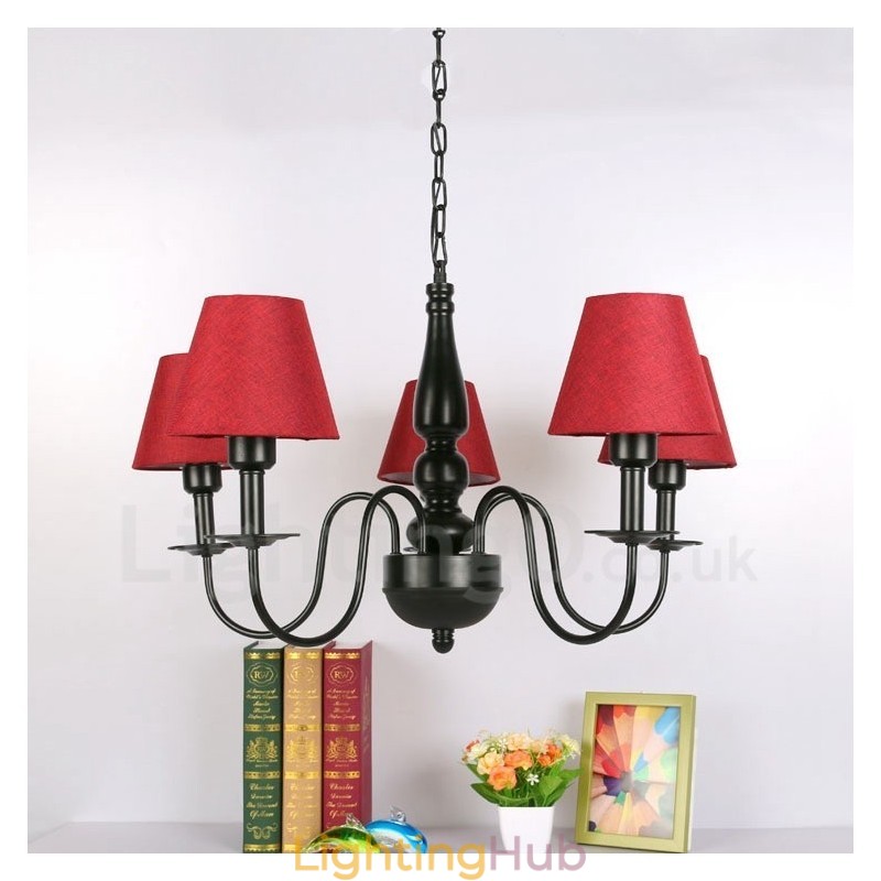 Mediterranean Style Integrated Metal Chandelier