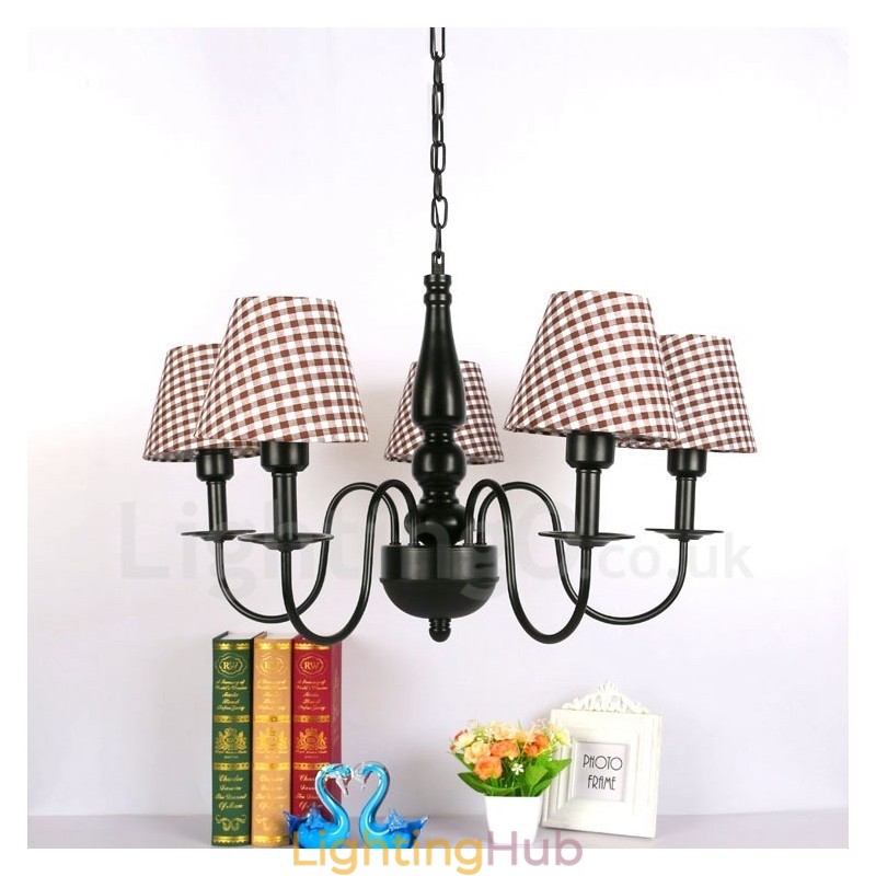 Mediterranean Style Integrated Metal Chandelier