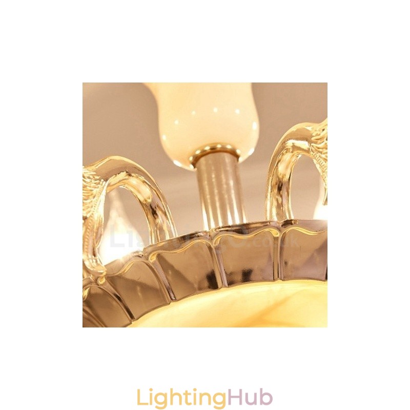 15 Light Traditional Classic Integrated Metal Chandelier