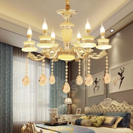 6 Light Traditional Classic Integrated Metal Luxury Chandelier 6 Light Traditional Classic Integrated Metal Luxury Chandelier