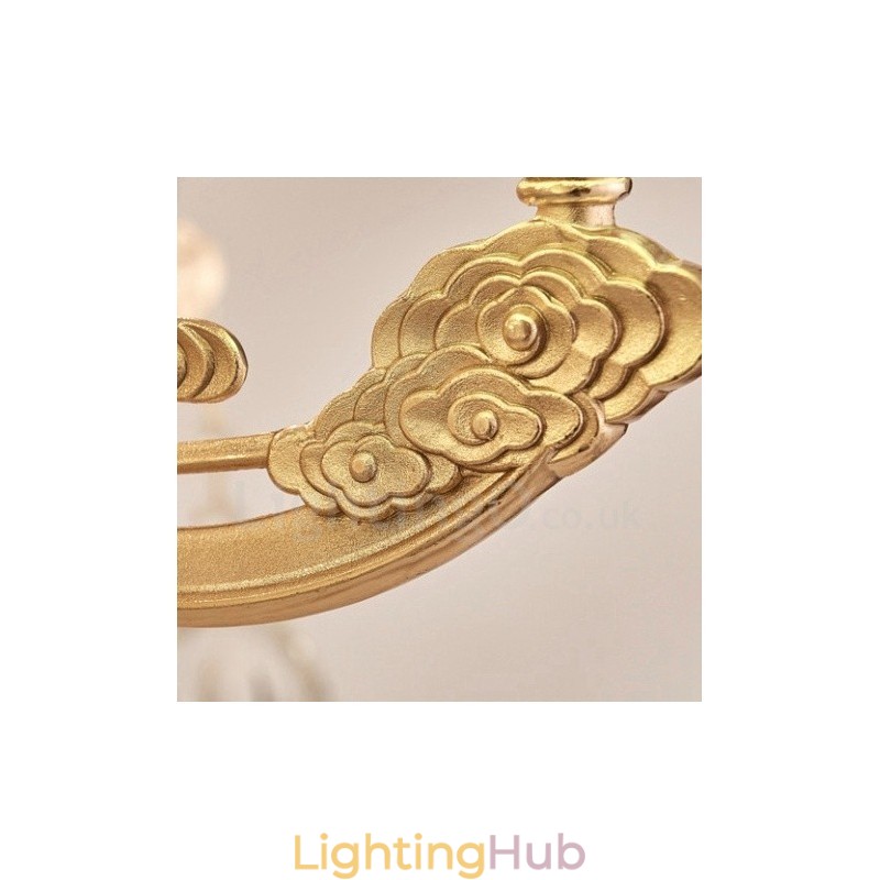 15 Light Traditional Classic Integrated Metal Chandelier