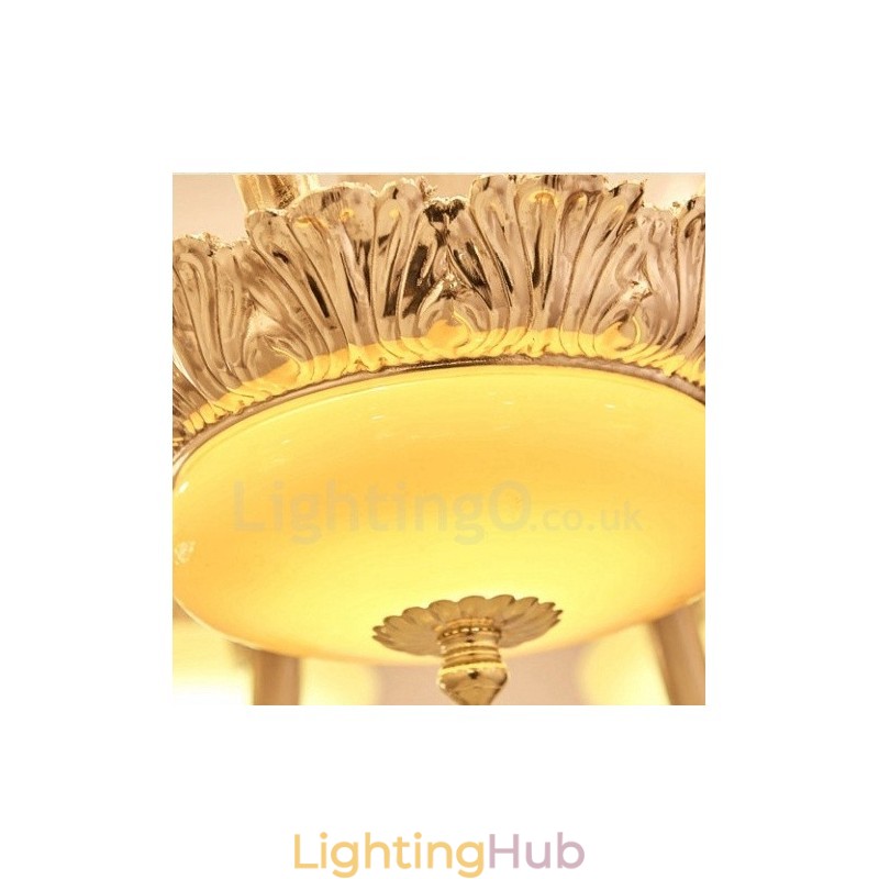 15 Light Traditional Classic Integrated Metal Chandelier