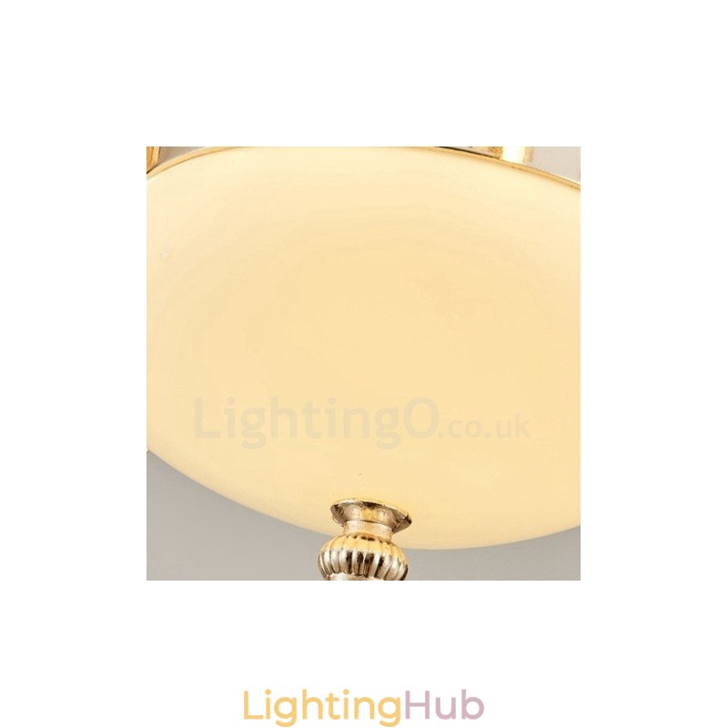 8 Light Traditional Classic Integrated Metal Chandelier