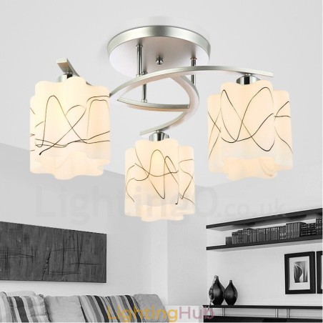 3 Light Modern Contemporary Integrated Chandelier 3 Light Modern Contemporary Integrated Chandelier