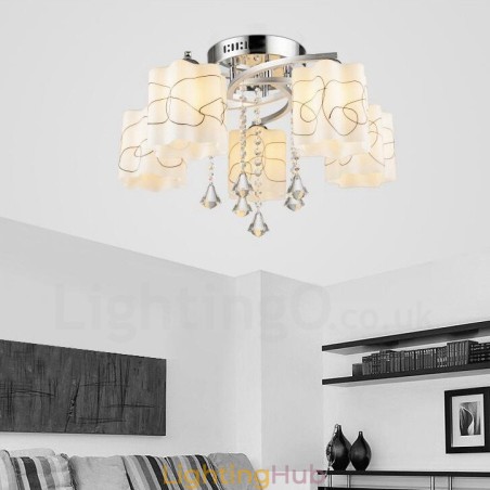 5 Light Modern Contemporary Integrated Chandelier 5 Light Modern Contemporary Integrated Chandelier