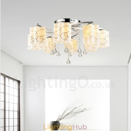 8 Light Modern Contemporary Integrated Chandelier 8 Light Modern Contemporary Integrated Chandelier