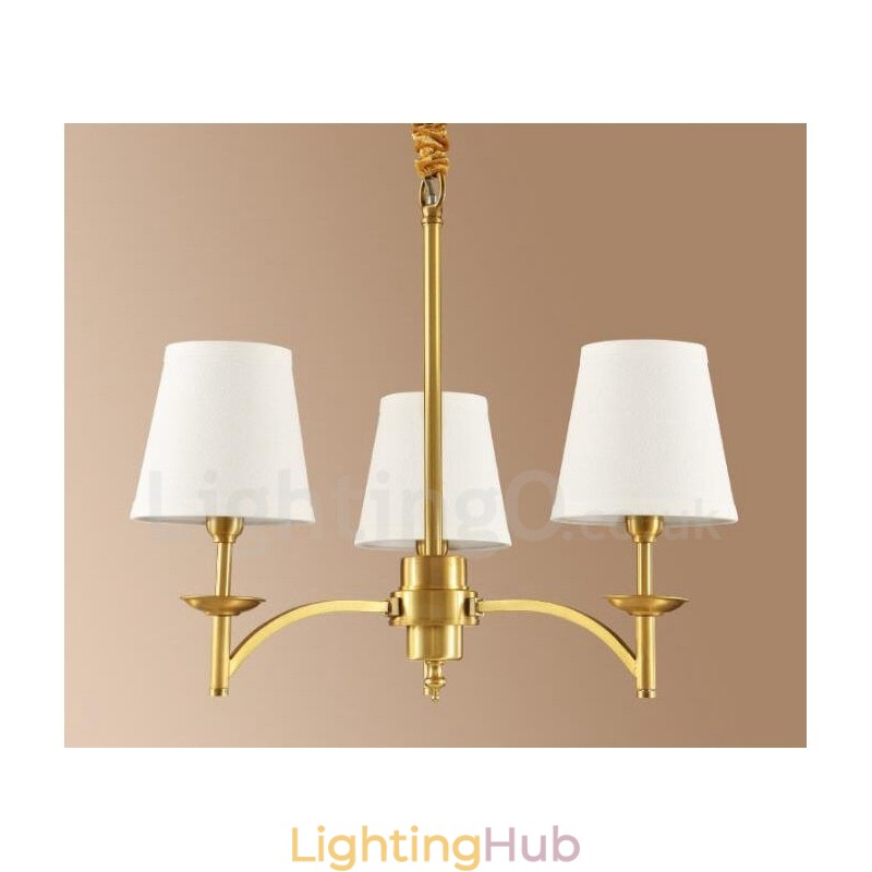 3 Light Rustic Lodge Integrated Metal Copper Chandelier