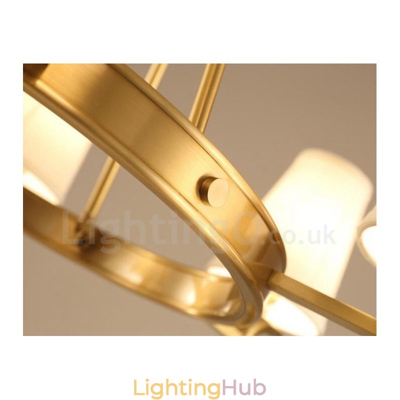 5 Light Rustic Lodge Integrated Metal Chandelier