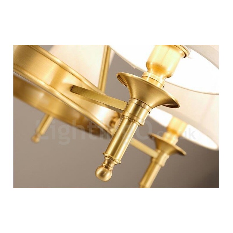 10 Light Rustic Lodge Integrated Metal Chandelier