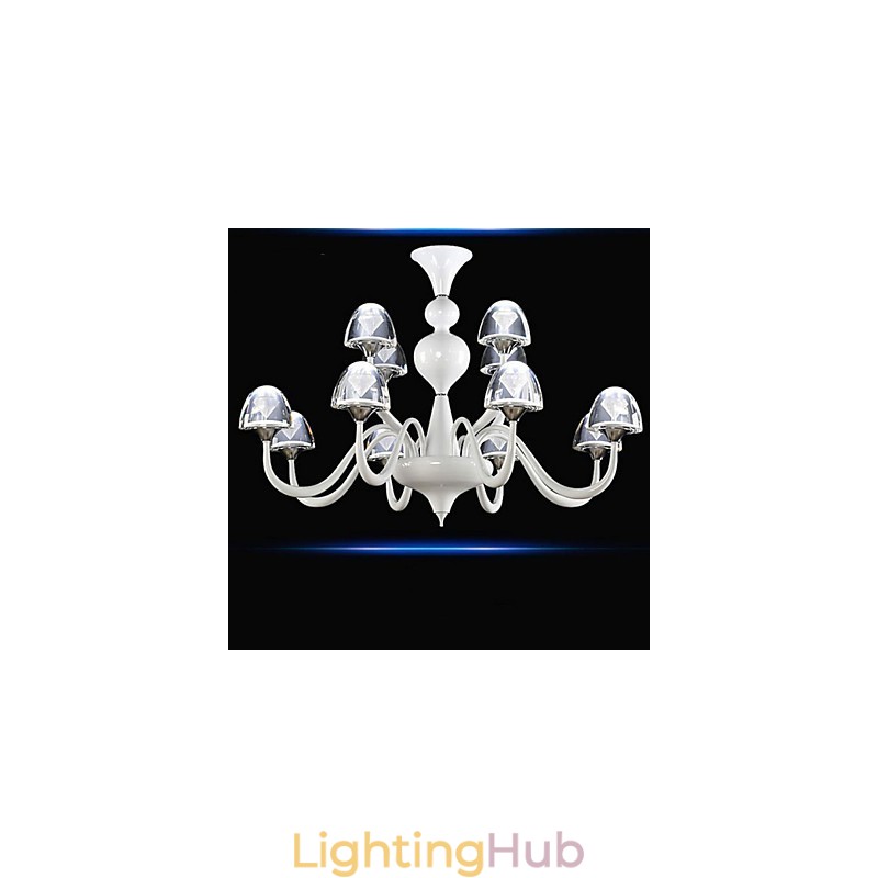 Modern Minimalist Creative Crystal Mushroom Pendant 8+4