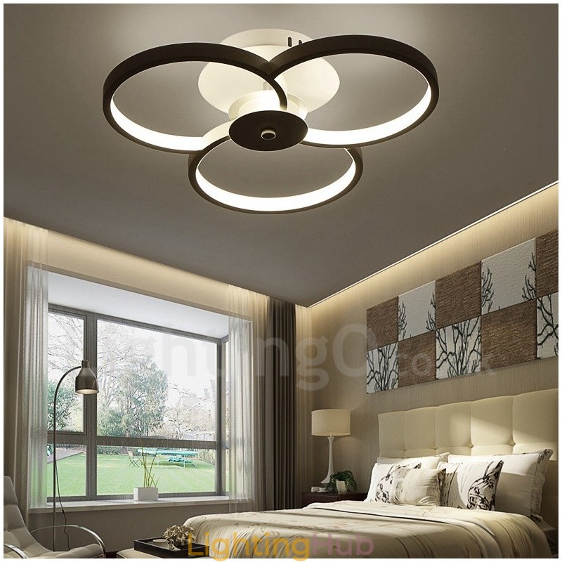 3 Light Modern Contemporary Integrated Metal Chandelier