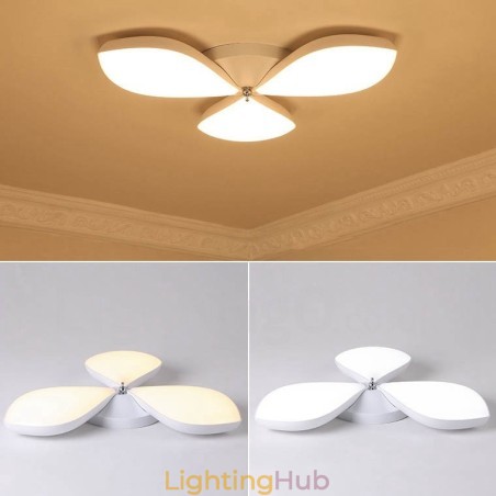 3 Light Modern Contemporary Integrated Metal Flush Mount Light 3 Light Modern Contemporary Integrated Metal Flush Mount Light