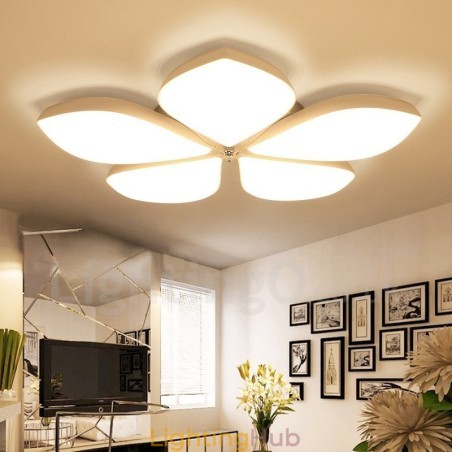 5 Light Modern Contemporary Integrated Metal Flush Mount Light 5 Light Modern Contemporary Integrated Metal Flush Mount Light