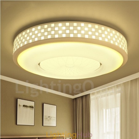 Modern Contemporary Integrated Metal Flush Mount Light Modern Contemporary Integrated Metal Flush Mount Light