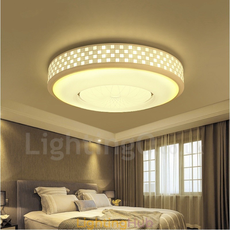 Modern Contemporary Integrated Metal Flush Mount Light