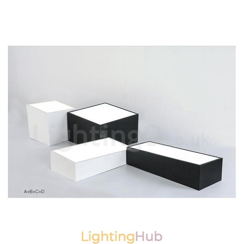 Modern Contemporary Integrated Metal Flush Mount Light