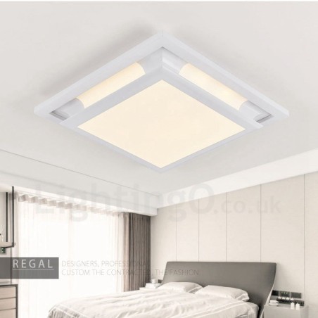 Modern Contemporary Integrated Metal Flush Mount Light Modern Contemporary Integrated Metal Flush Mount Light