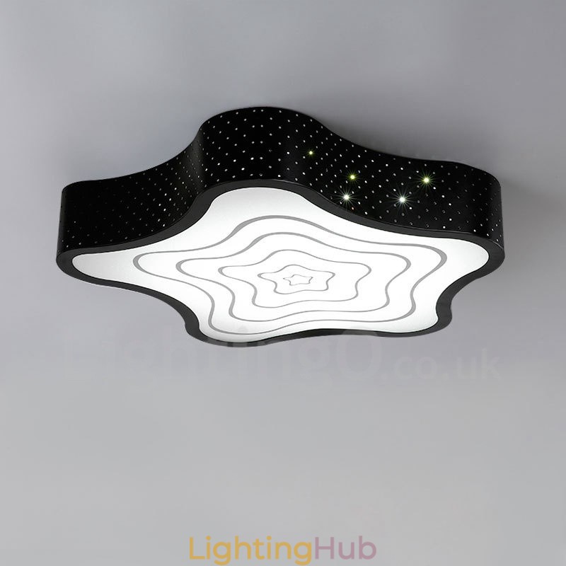 Modern Contemporary Integrated Metal Flush Mount Light