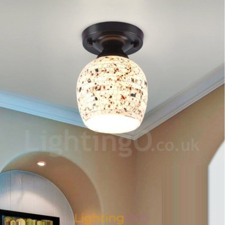 Mediterranean Style Integrated Flush Mount Light Mediterranean Style Integrated Flush Mount Light
