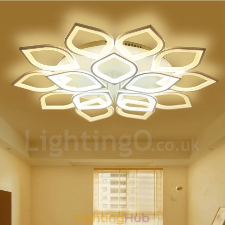 15 Light Modern Contemporary Integrated Flush Mount Light 15 Light Modern Contemporary Integrated Flush Mount Light
